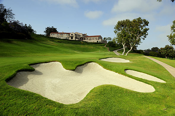 A photo of the golf course at Riviera Country Club.