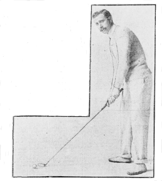 Vintage picture of golfer & golf architect Herbert Strong.